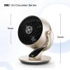 imageDreo Smart Fan for Bedroom120 Vertical and 90 Oscillating Fan with RemoteVoice 13 Inch Height Quiet Air Circulator for Whole Room 70 ft 4 Speeds 5 Modes 12H Timer Desk Fans for Home OfficeGold