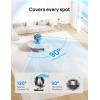 imageDreo Smart Fan for Bedroom120 Vertical and 90 Oscillating Fan with RemoteVoice 13 Inch Height Quiet Air Circulator for Whole Room 70 ft 4 Speeds 5 Modes 12H Timer Desk Fans for Home OfficeSilver