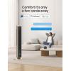 imageDreo Tower Fan for Bedroom Smart Bladeless Fan with 12 Speeds 4 Modes DC Motor 27fts Velocity 90 Oscillating 12H Timer 42quot Floor Standing Fans for Home Living Room 25dB Quiet Pilot Pro SGold