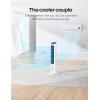 imageDreo Tower Fans That Blow Cold Air 40quot Evaporative Air Cooler Cooling Fan for Bedroom with 80 Oscillating Remote Control 3 Modes 4Speed Quiet Floor Fan BlackWhite
