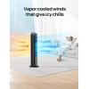 imageDreo Tower Fans That Blow Cold Air 40quot Evaporative Air Cooler Cooling Fan for Bedroom with 80 Oscillating Remote Control 3 Modes 4Speed Quiet Floor Fan BlackBlack
