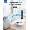 imageDreo Tower Fans That Blow Cold Air 40quot Evaporative Air Cooler Cooling Fan for Bedroom with 80 Oscillating Remote Control 3 Modes 4Speed Quiet Floor Fan BlackBlack