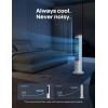 imageDreo Tower Fans That Blow Cold Air 40quot Evaporative Air Cooler Cooling Fan for Bedroom with 80 Oscillating Remote Control 3 Modes 4Speed Quiet Floor Fan BlackWhite