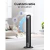 imageDreo Tower Fans for Bedroom 90 Oscillating Fans for indoors 4 Modes 5 Speeds Max 26fts 12H Timer LED Display with Touch Remote Control 40quot Quiet Bladeless Standing Floor Fan for Home OfficeStandard