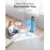 imageDreo Tower Fans for Bedroom 90 Oscillating Fans for indoors 4 Modes 5 Speeds Max 26fts 12H Timer LED Display with Touch Remote Control 40quot Quiet Bladeless Standing Floor Fan for Home OfficeWiFi