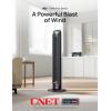 imageDreo Tower Fans for Bedroom 90 Oscillating Fans for indoors 4 Modes 5 Speeds Max 26fts 12H Timer LED Display with Touch Remote Control 40quot Quiet Bladeless Standing Floor Fan for Home OfficeStandard