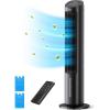 imageDreo Evaporative Air Cooler 40 Cooling Fans that Blow Cold Air 80 Oscillating Removable Water Tank Ice Packs Remote Control 4 Speeds 7H Timer Swamp Cooler for Bedroom WhiteBlack