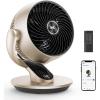 imageDreo Smart Fan for Bedroom120 Vertical and 90 Oscillating Fan with RemoteVoice 13 Inch Height Quiet Air Circulator for Whole Room 70 ft 4 Speeds 5 Modes 12H Timer Desk Fans for Home OfficeGold