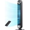 imageDreo Tower Fan for Bedroom Upgrated DC 9 Speeds UtralQuiet Floor Fan 90 Oscillating Fans for Indoors with 26fts Velocity 12H Timer Standing Fans Bladeless Fan Powerful for Home Office RoomBlack