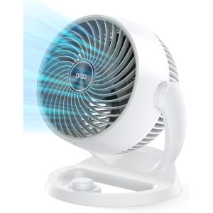 imageDreo Fan for Bedroom 12 Inches 70ft Powerful Airflow 28db Quiet Table Air Circulator Fans for Dorm Room 120 Adjustable Tilt 3 Speeds Desktop Fan for Home Office Kitchenwhite