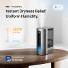 imageDreo 6L Humidifiers for Bedroom Smart Warm ampamp Cool Mist for Large Room 60Hr Quiet Runtime Ultrasonic Oil Diffuser for Baby Plant Humidity Sensor Indicator Light 12H Timer GoogleAlexa HM713SSilver