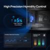 imageDreo 6L Humidifiers for Bedroom Smart Warm ampamp Cool Mist for Large Room 60Hr Quiet Runtime Ultrasonic Oil Diffuser for Baby Plant Humidity Sensor Indicator Light 12H Timer GoogleAlexa HM713SWhite