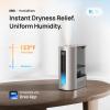 imageDreo 6L Humidifiers for Bedroom Smart Warm ampamp Cool Mist for Large Room 60Hr Quiet Runtime Ultrasonic Oil Diffuser for Baby Plant Humidity Sensor Indicator Light 12H Timer GoogleAlexa HM713SGold