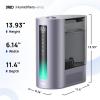 imageDreo 6L Humidifiers for Bedroom Smart Warm ampamp Cool Mist for Large Room 60Hr Quiet Runtime Ultrasonic Oil Diffuser for Baby Plant Humidity Sensor Indicator Light 12H Timer GoogleAlexa HM713SPurple