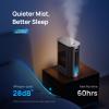imageDreo 6L Humidifiers for Bedroom Smart Warm ampamp Cool Mist for Large Room 60Hr Quiet Runtime Ultrasonic Oil Diffuser for Baby Plant Humidity Sensor Indicator Light 12H Timer GoogleAlexa HM713SGold