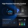 imageDreo 6L Humidifiers for Bedroom Smart Warm ampamp Cool Mist for Large Room 60Hr Quiet Runtime Ultrasonic Oil Diffuser for Baby Plant Humidity Sensor Indicator Light 12H Timer GoogleAlexa HM713SPurple