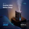 imageDreo 6L Humidifiers for Bedroom Smart Warm ampamp Cool Mist for Large Room 60Hr Quiet Runtime Ultrasonic Oil Diffuser for Baby Plant Humidity Sensor Indicator Light 12H Timer GoogleAlexa HM713SPurple