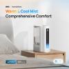 imageDreo 6L Humidifiers for Bedroom Smart Warm ampamp Cool Mist for Large Room 60Hr Quiet Runtime Ultrasonic Oil Diffuser for Baby Plant Humidity Sensor Indicator Light 12H Timer GoogleAlexa HM713SBrown