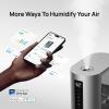 imageDreo 6L Humidifiers for Bedroom Smart Warm ampamp Cool Mist for Large Room 60Hr Quiet Runtime Ultrasonic Oil Diffuser for Baby Plant Humidity Sensor Indicator Light 12H Timer GoogleAlexa HM713SSilver
