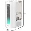 imageDreo 6L Humidifiers for Bedroom Smart Warm ampamp Cool Mist for Large Room 60Hr Quiet Runtime Ultrasonic Oil Diffuser for Baby Plant Humidity Sensor Indicator Light 12H Timer GoogleAlexa HM713SBrown