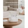 imageDreo Humidifiers for Bedroom Top Fill 4L Supersized Cool Mist Humidifier with Oil Diffuser and Nightlight 32H Runtime Quiet Ultrasonic Humidifiers for Home Large Room Baby Nursery and PlantsWhite