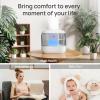 imageDreo Humidifiers for Bedroom Top Fill 4L Supersized Cool Mist Humidifier with Oil Diffuser and Nightlight 32H Runtime Quiet Ultrasonic Humidifiers for Home Large Room Baby Nursery and PlantsGray