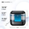 imageDreo Humidifiers for Bedroom Top Fill 4L Supersized Cool Mist Humidifier with Oil Diffuser and Nightlight 32H Runtime Quiet Ultrasonic Humidifiers for Home Large Room Baby Nursery and PlantsBlack