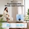 imageDreo Humidifiers for Bedroom Top Fill 4L Supersized Cool Mist Humidifier with Oil Diffuser and Nightlight 32H Runtime Quiet Ultrasonic Humidifiers for Home Large Room Baby Nursery and PlantsBlue