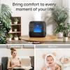 imageDreo Humidifiers for Bedroom Top Fill 4L Supersized Cool Mist Humidifier with Oil Diffuser and Nightlight 32H Runtime Quiet Ultrasonic Humidifiers for Home Large Room Baby Nursery and PlantsBlack