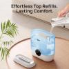 imageDreo Humidifiers for Bedroom Top Fill 4L Supersized Cool Mist Humidifier with Oil Diffuser and Nightlight 32H Runtime Quiet Ultrasonic Humidifiers for Home Large Room Baby Nursery and PlantsBlue