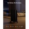 imageDreo Oil Filled Radiator Heater 1500W Radiant Heater with Remote Control Digital Thermostat 4 Modes 24h Timer 10 Safety Protections Child Lock Space Heaters for Indoor Use Large Room BedroomBlack