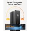 imageDreo Radiator Heater 8 Safety Protection Oil Filled Radiator Heater for Indoor Use 1500W Electric Heaters for Large Room 8 Fins with Remote 4 Modes Digital Thermostat 24H Timer QuietSpace Gray
