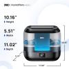 imageDreo Smart Humidifiers for Bedroom Top Fill 4L Cool Mist Humidifier with Nightlight 32H Runtime TouchAPPVoice Control Quiet Ultrasonic Humidifiers for Large Room Home Baby Plants OfficeBlack