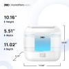imageDreo Smart Humidifiers for Bedroom Top Fill 4L Cool Mist Humidifier with Nightlight 32H Runtime TouchAPPVoice Control Quiet Ultrasonic Humidifiers for Large Room Home Baby Plants OfficeWhite