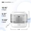 imageDreo Smart Humidifiers for Bedroom Top Fill 4L Cool Mist Humidifier with Nightlight 32H Runtime TouchAPPVoice Control Quiet Ultrasonic Humidifiers for Large Room Home Baby Plants OfficeGray