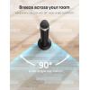imageDreo Smart Tower Fan for Bedroom 26fts HighSpeed 40quot Standing Fan 5 Speeds 4 Modes Quiet 90 Bladeless Oscillating Fan with Remote 12H Timer Touch Control Work with Alexa SilverGold