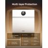 imageDreo Smart Wall Heater IP24 Electric PTC Space Heater for Indoor Use 30 Oscillation Adjustable Thermostat Remote Control Works with Alexa 24H Timer Easymounted Heater for Bedroom OfficeWhite