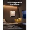 imageDreo Smart Wall Heater IP24 Electric Space Heater with ALCI Plug for Indoor Use 30 Oscillation Adjustable Thermostat Remote Control Works with Alexa 24H Timer Easymounted Heater for BathroomWhite