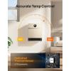 imageDreo Smart Wall Heater IP24 Electric Space Heater with ALCI Plug for Indoor Use 30 Oscillation Adjustable Thermostat Remote Control Works with Alexa 24H Timer Easymounted Heater for BathroomWooden