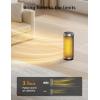 imageDreo Space Heater 1500W PTC Ceramic Heaters for Indoor Use with Remote 70 Oscillation 112H Timer Electric Heaters with Thermostat Fast and Safe Portable Heater for Office Bedroom Large RoomSilver