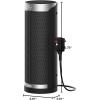imageDreo Space Heater 1500W PTC Ceramic Heaters for Indoor Use with Remote 70 Oscillation 112H Timer Electric Heaters with Thermostat Fast and Safe Portable Heater for Office Bedroom Large RoomSilver