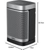 imageDreo Space Heater 1500W Portable Electric Heaters for Indoor Use PTC Ceramic Heater for Office with Remote Thermostat 70Oscillation 12H Timer 5 Modes Safe Quiet Room Heater for BedroomSilver