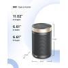imageDreo Space Heater Portable Electric Heaters for Indoor Use with Thermostat and Remote 2024 Upgraded Digital Display 12H Timer 5 Mode 1500W PTC Ceramic Fast Safety Heat for Office Bedroom HomeGold
