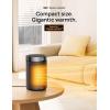 imageDreo Space Heater Portable Electric Heaters for Indoor Use with Thermostat and Remote 2024 Upgraded Digital Display 12H Timer 5 Mode 1500W PTC Ceramic Fast Safety Heat for Office Bedroom HomeBlack