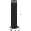 imageDreo Space Heater for Indoor Use 25quot 115fts Fast Electric Heater with Remote and Thermostat 3 Modes Overheating ampamp TipOver Protection Portable Heater for Large Room Bedroom Office GoldSilver