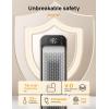 imageDreo Space Heater for Indoor Use 25quot 115fts Fast Electric Heater with Remote and Thermostat 3 Modes Overheating ampamp TipOver Protection Portable Heater for Large Room Bedroom Office GoldGold