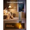 imageDreo Space Heater for Indoor Use 25quot 115fts Fast Electric Heater with Remote and Thermostat 3 Modes Overheating ampamp TipOver Protection Portable Heater for Large Room Bedroom Office GoldGold
