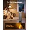 imageDreo Space Heater for Indoor Use 25quot 115fts Fast Electric Heater with Remote and Thermostat 3 Modes Overheating ampamp TipOver Protection Portable Heater for Large Room Bedroom Office GoldSilver