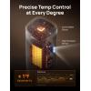 imageDreo Space Heaters for Indoor Use 1500W Fast Heating Portable Heaters with Remote Large PTC Ceramic Electric for Bedroom 12H Timer 70 Oscillation Overheat Protection Safety Heat for Home OfficeSilver