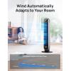 imageDreo Tower Fan for Bedroom 25fts Velocity Quiet Floor Fan 90 Oscillating Fans for Indoors with 4 Speeds 4 Modes 8H Timer Standing Fans Bladeless Fan Black Nomad One DRHTF007Silver